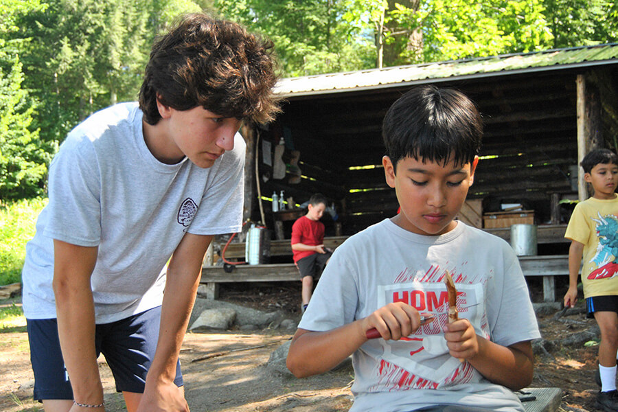 boys summer camp counselor